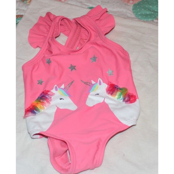 JELLY BEANS UNICORN SWIMSUIT-SIZE 12M - Picture 1 of 1